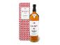 12 Jahre alter Highland Single Malt Scotch Whisky in Flasche und rot-weiß gemusterter Box.