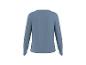 Einfaches blaues Langarmshirt, Rückansicht