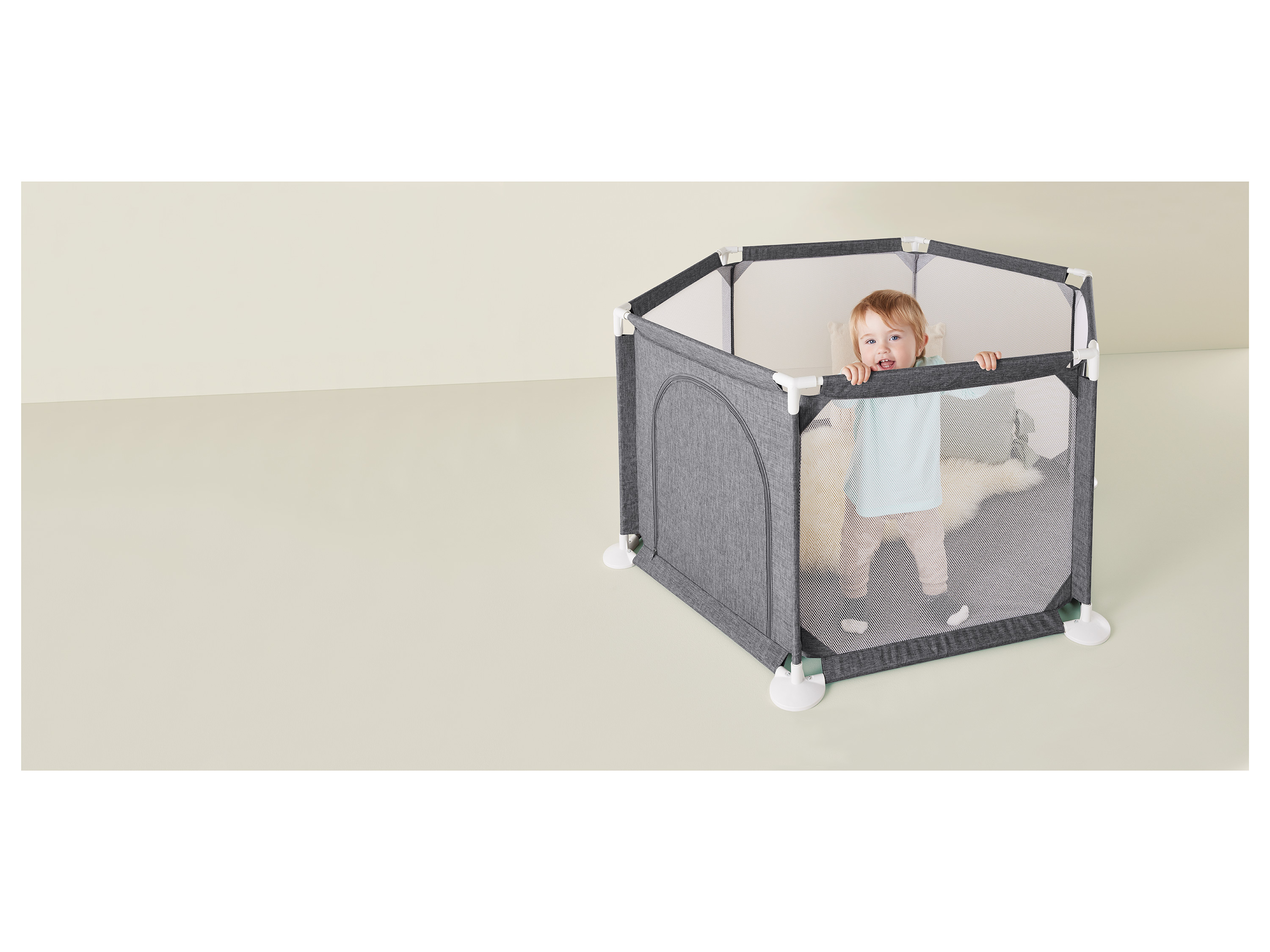 Thumbnail - lupilu® Baby Laufstall, mit Reißverschluss