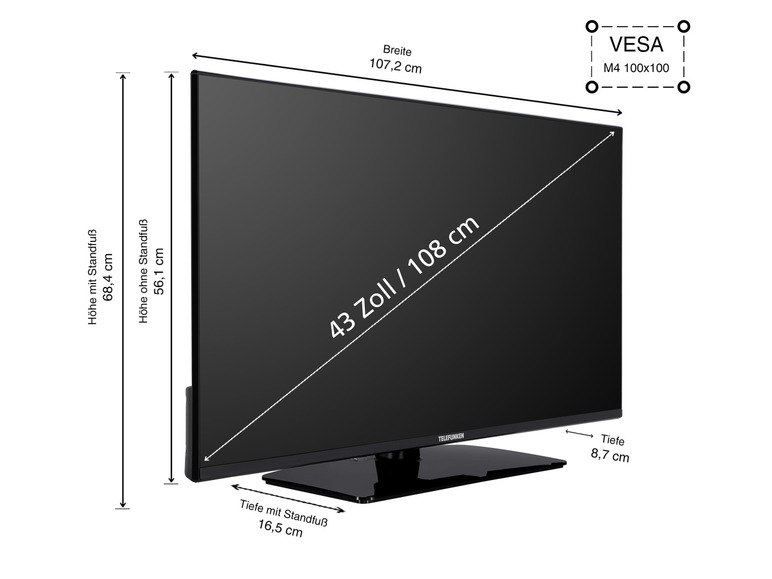Gehe zu Vollbildansicht: TELEFUNKEN Fernseher »XFAN750M« Android Smart TV Full-HD - Bild 3