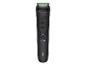 Schwarzer Philips All-in-One Trimmer mit grünem Trimmerkopf