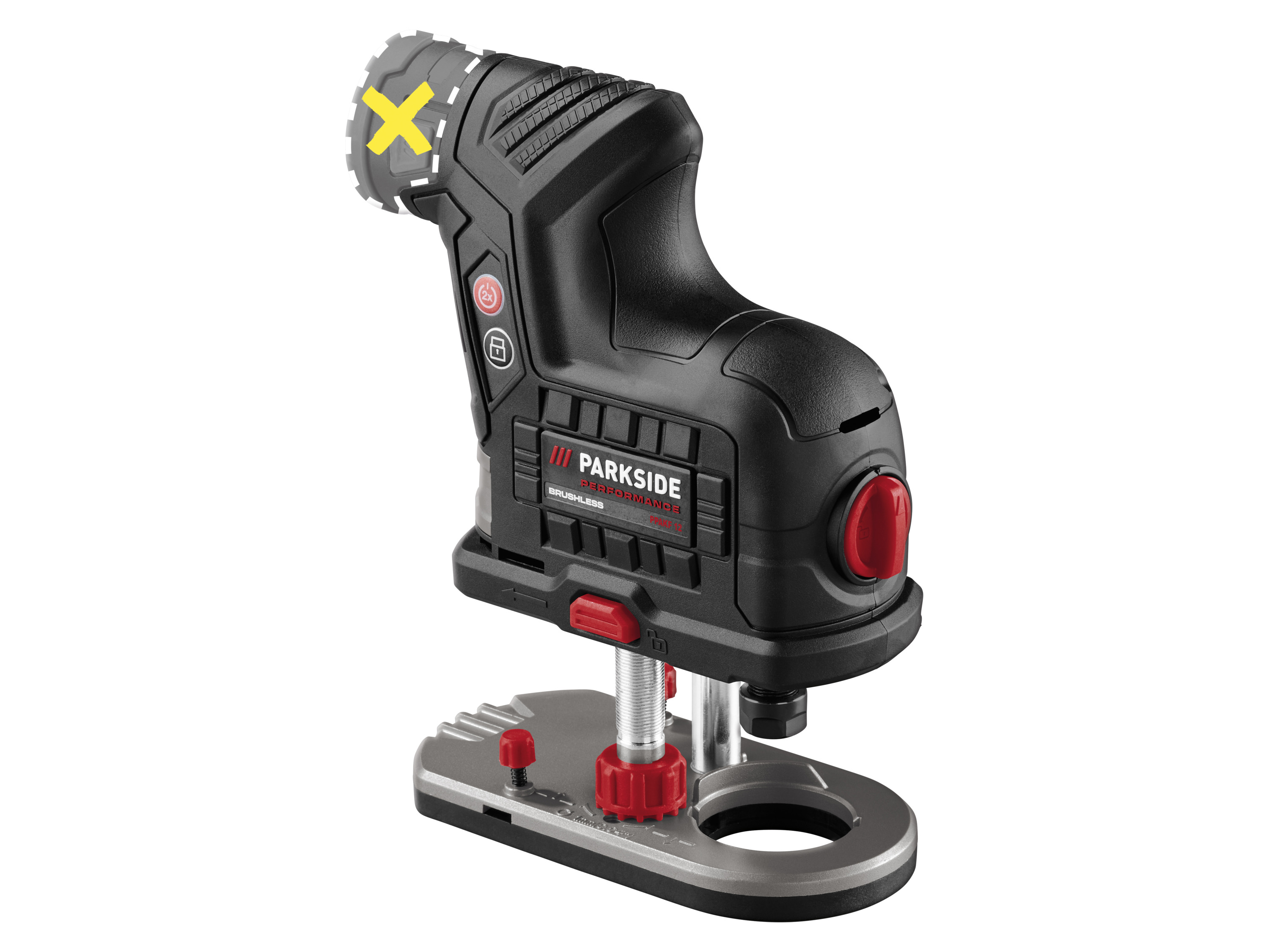 PARKSIDE PERFORMANCE® 12 V Akku-Kantenfräse »PPAKF 12 A1«, ohne Akku und Ladegerät““ | 1 Abrundfräser