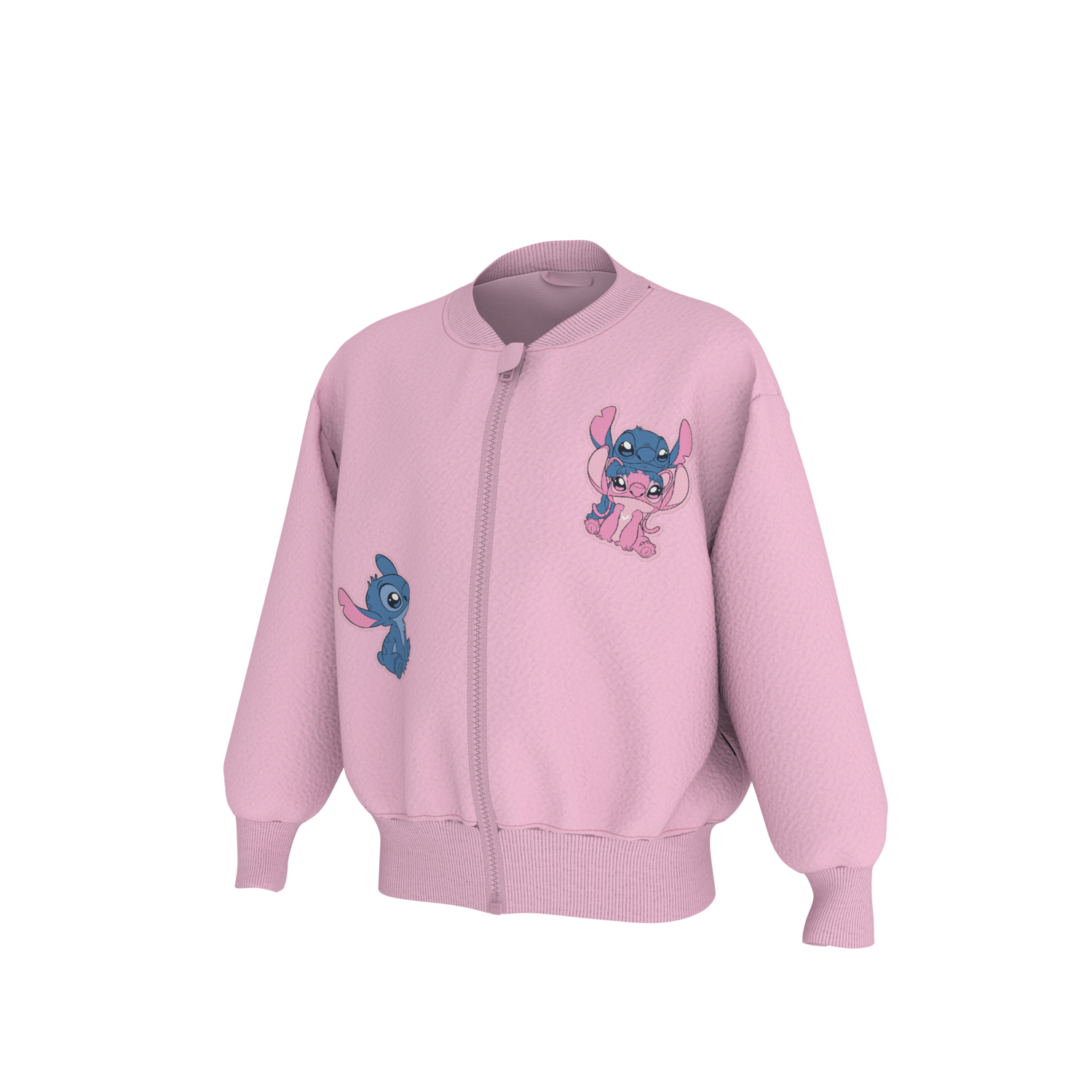 LUPILU® Kinder Teddy-Fleecejacke (Rose, 122/128) – Bild 4 von 4