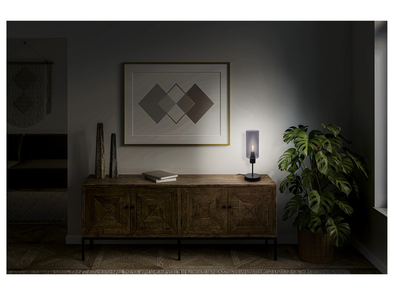 Gehe zu Vollbildansicht: LIVARNO home LED-Tischleuchte, mit Rauchglas, 4,2 W - Bild 3