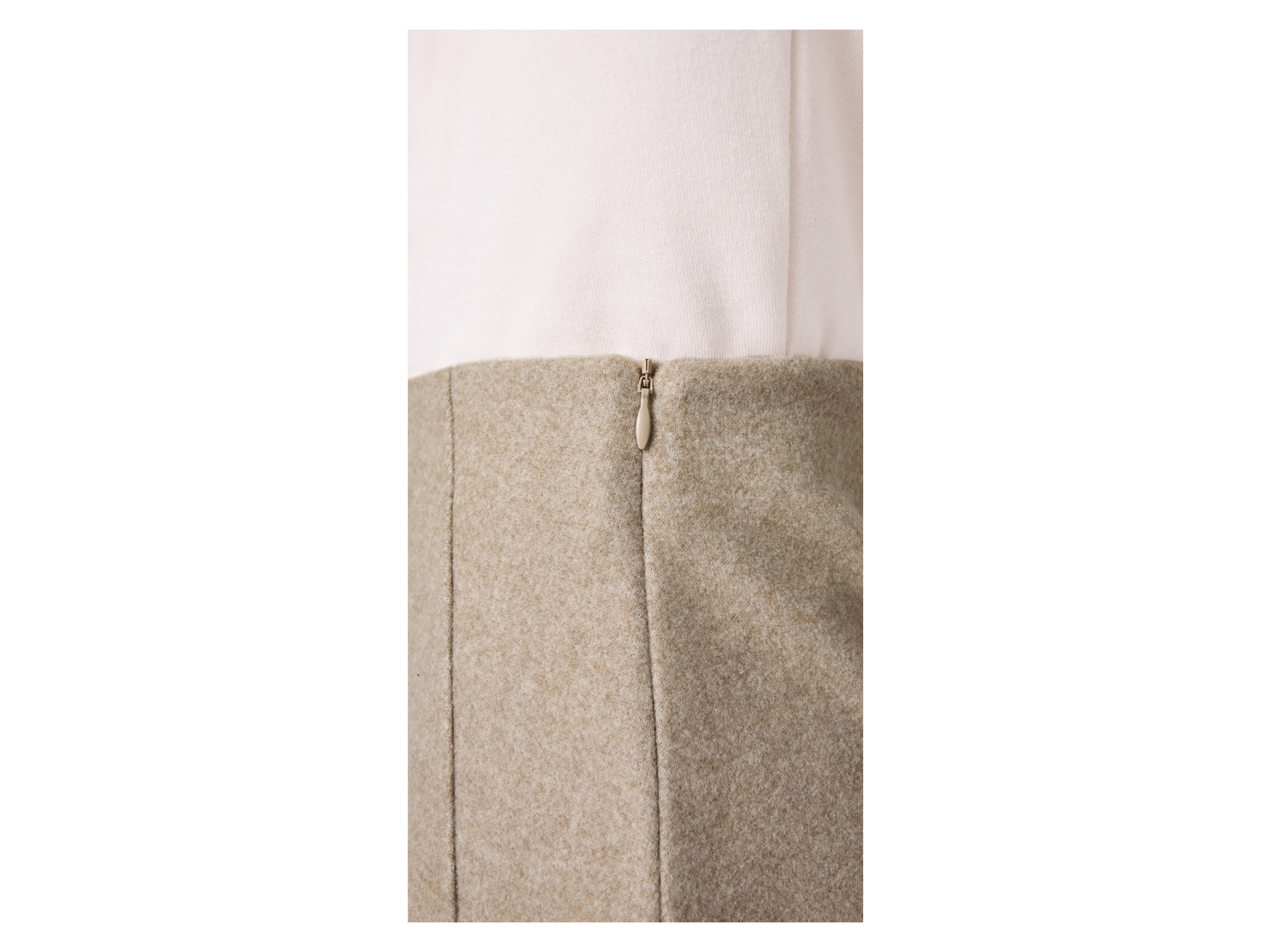 Thumbnail - esmara® Damen Rock Wolloptik (Beige, XS(32/34))