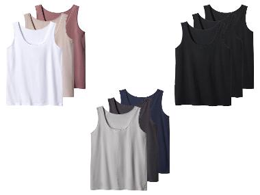 esmara® Damen Achselhemden, 3 Stück