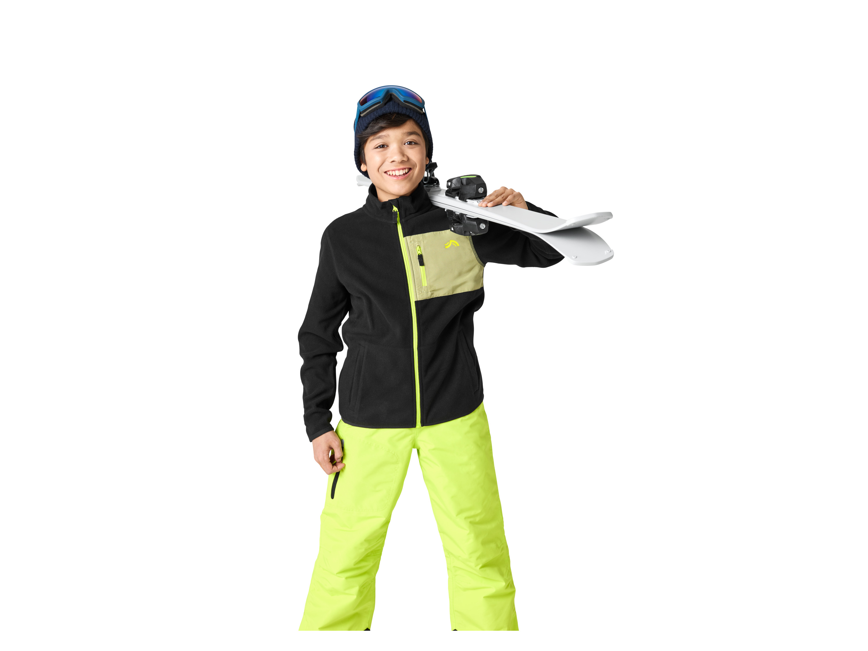 CRIVIT Kinder Thermo-Fleecejacke (Schwarz, 146/152) – Bild 2 von 3
