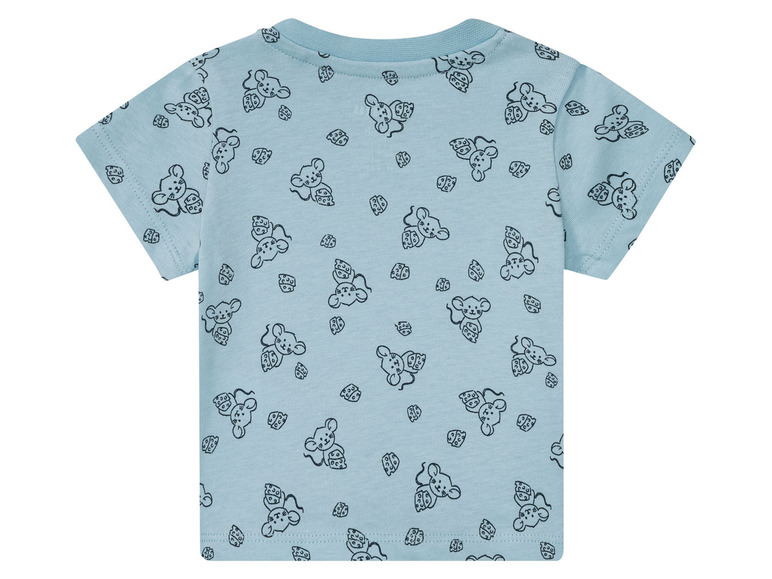 Gehe zu Vollbildansicht: lupilu® Baby Jungen T-Shirt, 2 Stück, mit praktischer Schulterknöpfung - Bild 13