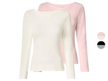esmara® Damen Langarmshirts, 2 Stück