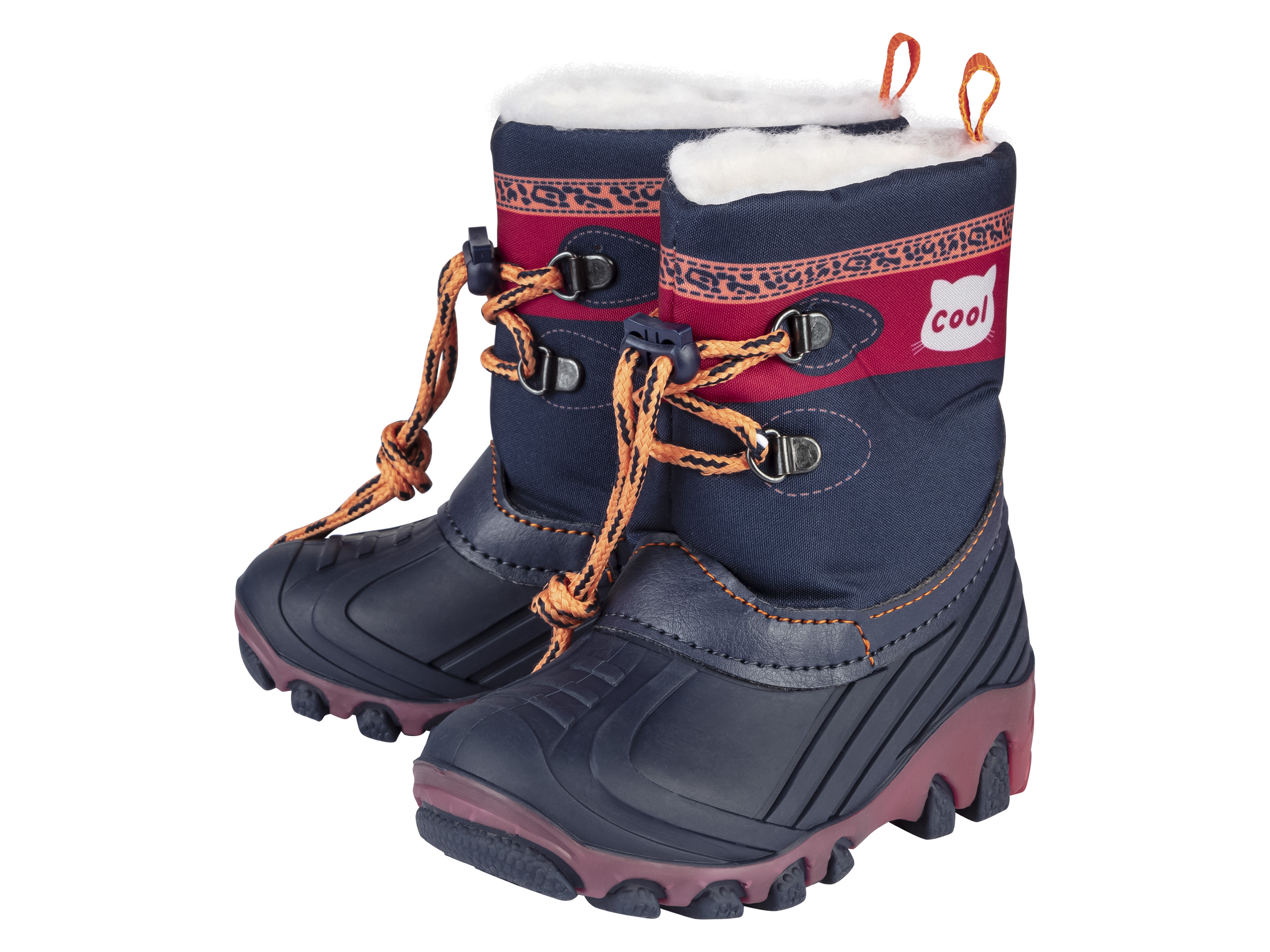 lupilu® Kleinkinder LED-Winterstiefel  (navy/pink, 29) | 04055334963329