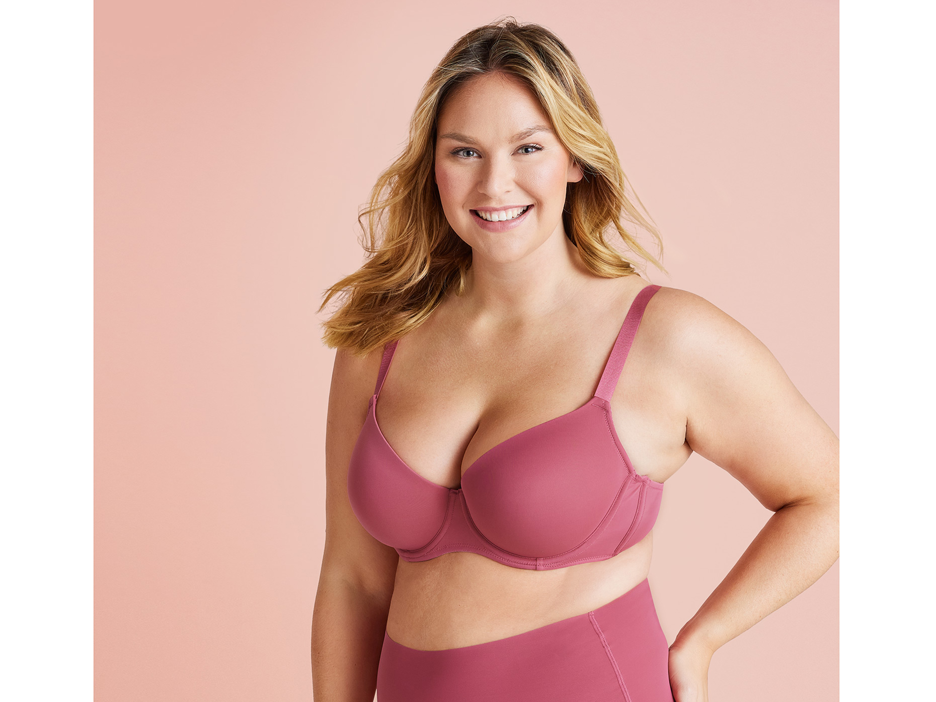 Thumbnail - esmara® Damen BH 2er (90C, rot/rosa)