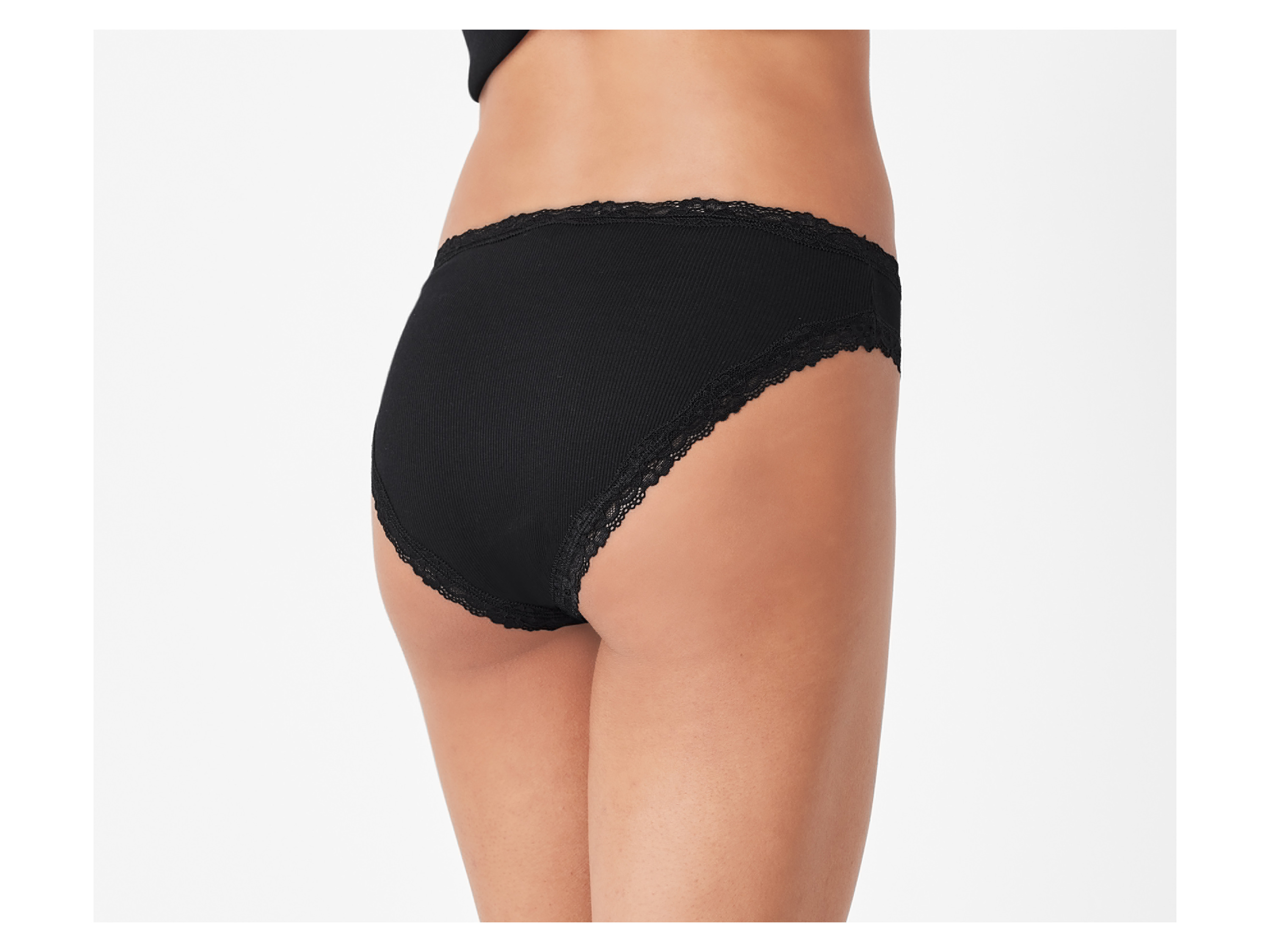 Thumbnail - esmara® Damen Slips, 5 Stück (Schwarz, M(40/42))