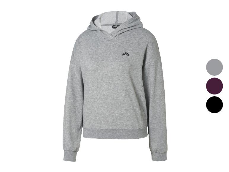 Crivit grauer Hoodie mit kleinem schwarzem Logo und Farboptionen