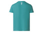Ein türkisfarbenes T-Shirt mit Hummel-Logo.