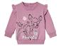Rosa Pullover mit Bambi-Motiv für Babys.