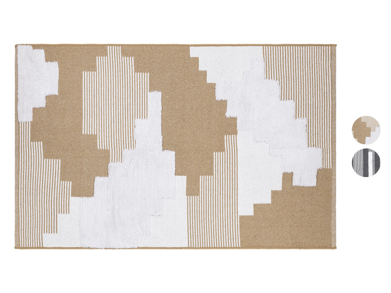 Gehe zu Vollbildansicht: LIVARNO home Baumwollteppich, 120 x 180 cm - Bild 1