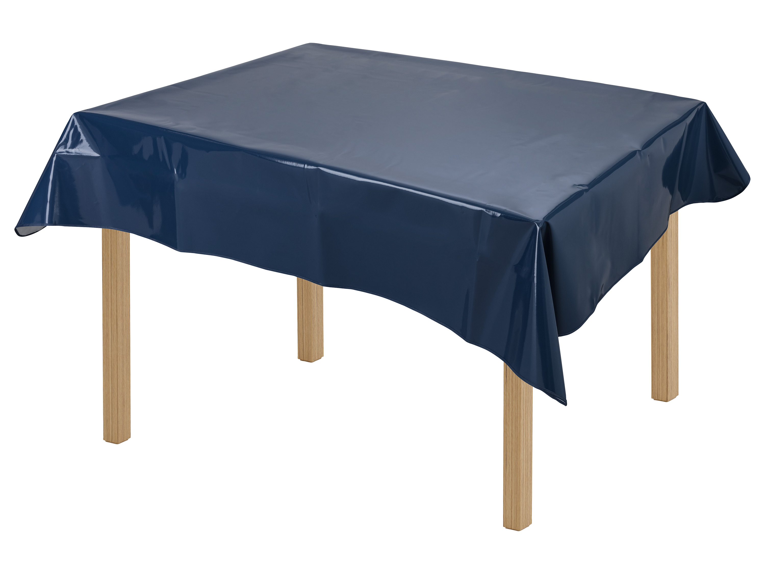 LIVARNO HOME Lacktischdecke abwischbar (Blau, 110x140cm, rechteckig) – Bild 4 von 4