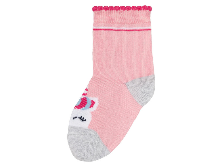 Gehe zu Vollbildansicht: lupilu Kleinkinder Mädchen Socken, 7 Paar, mit Bio-Baumwolle - Bild 14