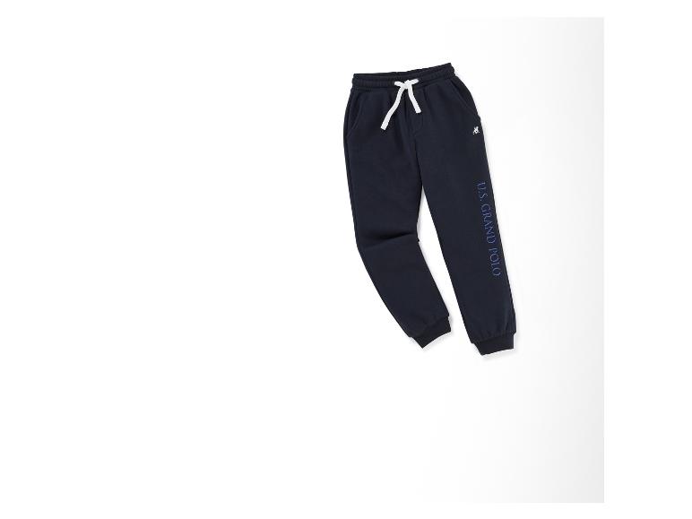 Dunkelblaue Jogginghose mit U.S. Grand Polo Logo.