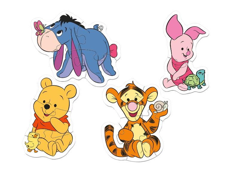 Winnie Puuh Puzzle: Tigger, Ferkel und Esel.