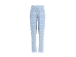 Hellblaue Pyjamahose mit Mond- und Sterne-Muster