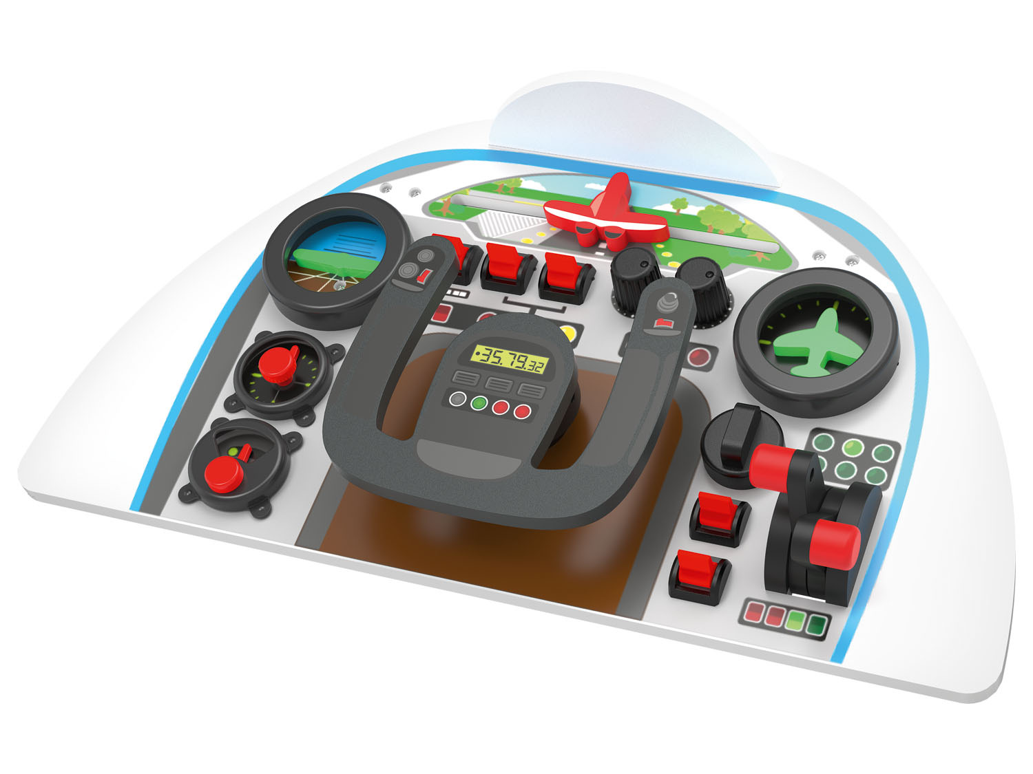 Playtive Cockpit Auto / Flugzeug mit Echtholz