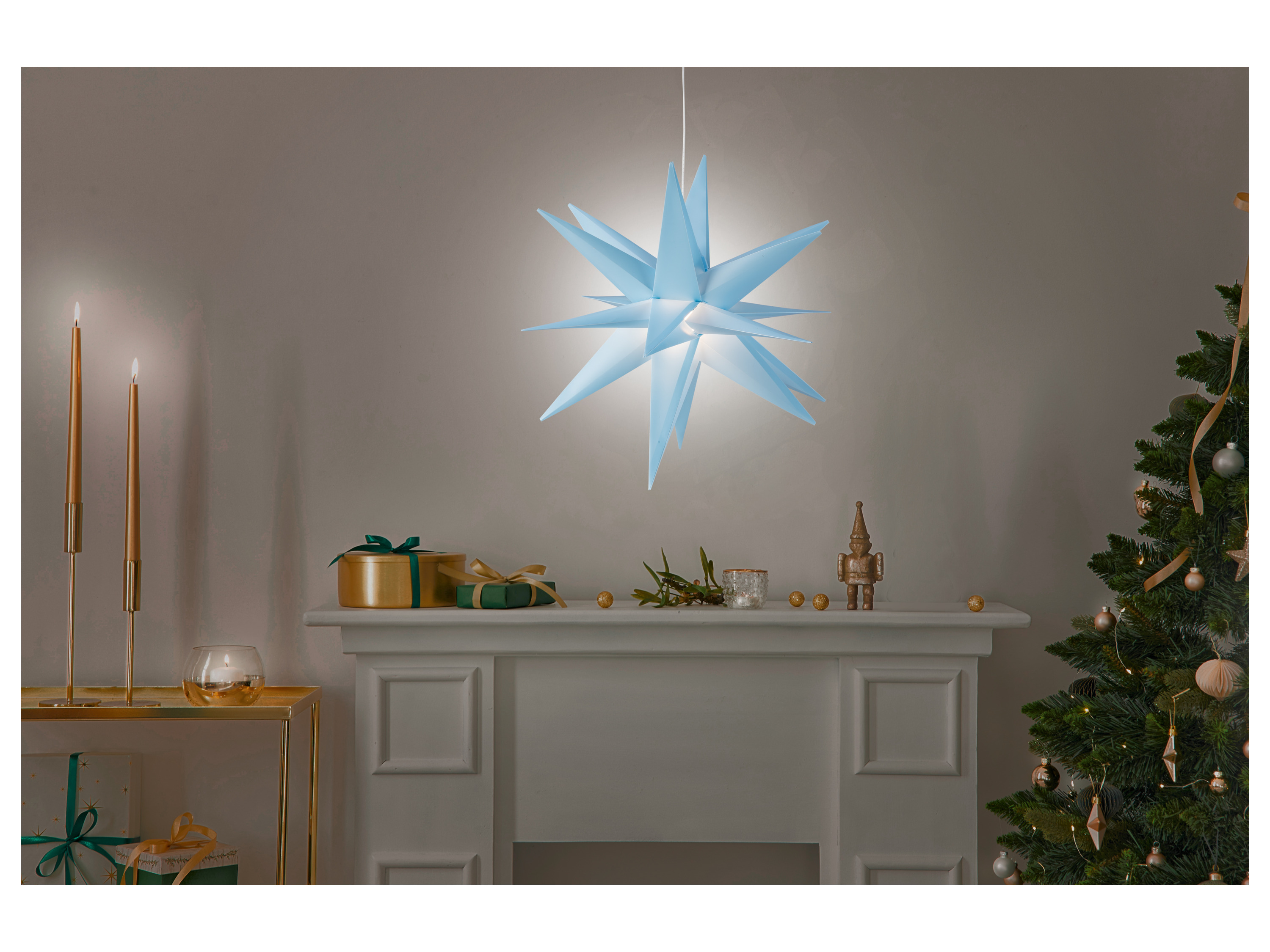 Thumbnail - LIVARNO home LED-Leuchtstern (Hellblau)