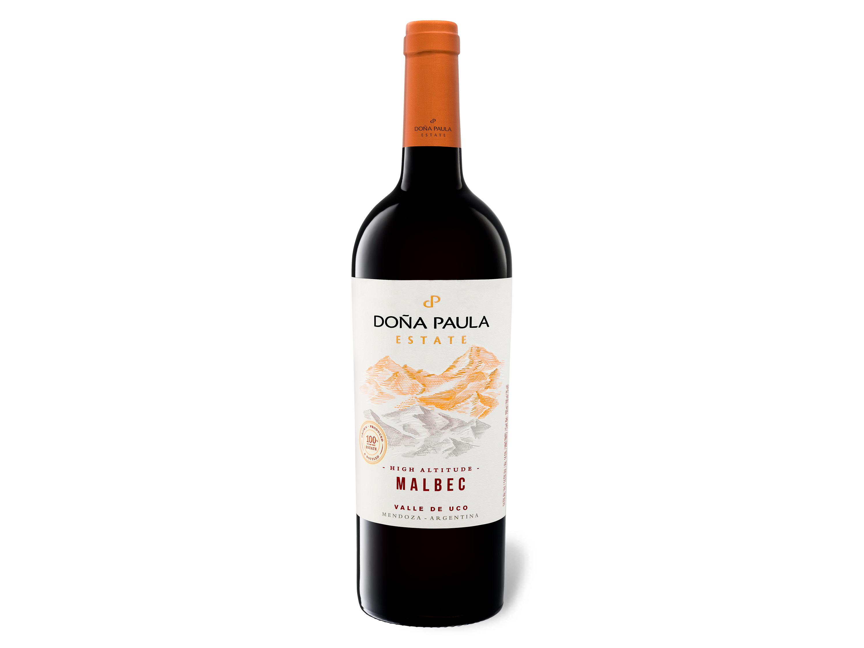 Dona Paula Estate Mendoza Malbec trocken vegan, Rotwein 2019 Wein & Spirituosen Lidl DE