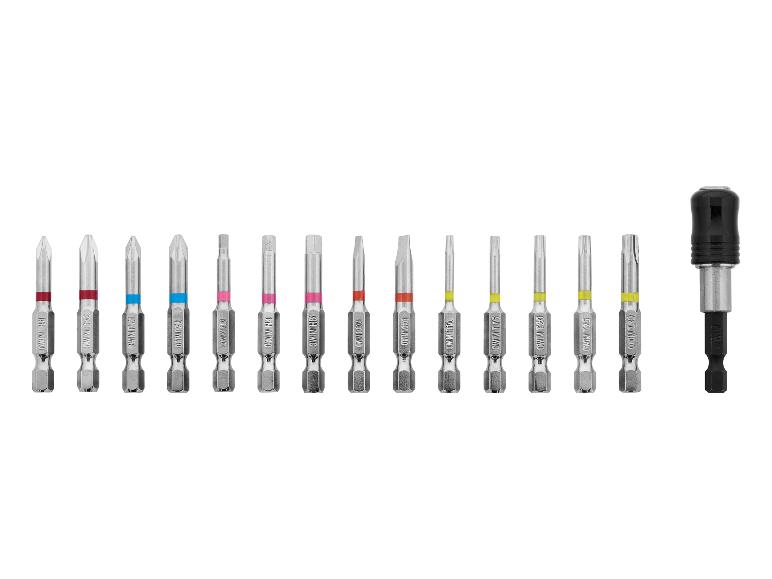 Ein Satz Schraubendreher in verschiedenen Größen und ein magnetischer Halter.