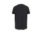 Schwarzes Herren-T-Shirt mit kurzen Ärmeln, Rückansicht