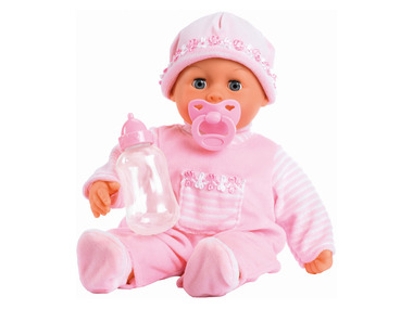 Bayer - Piccolina First Words Baby Weichkörperpuppe (blumen)