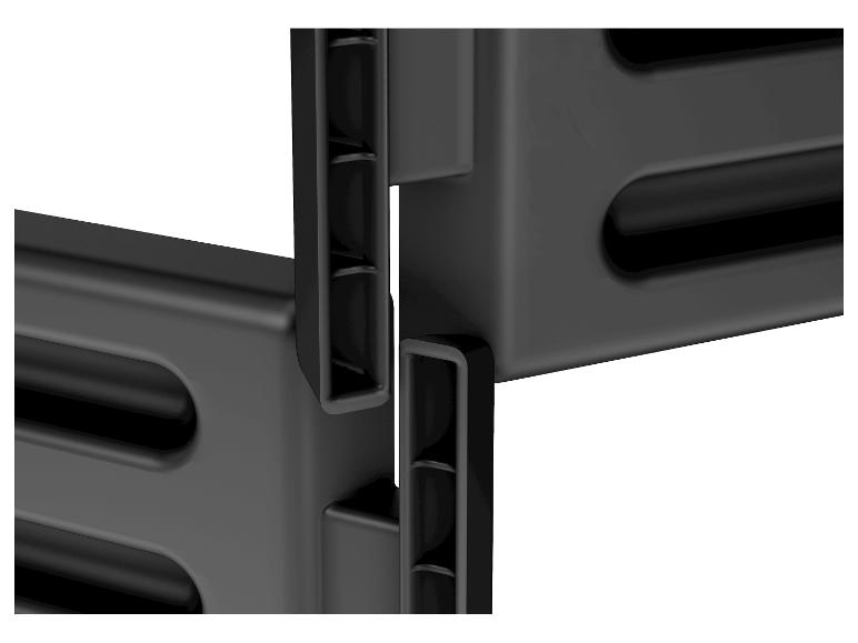 Detailansicht des Stecksystems des GARANTIA Air-King Komposters.