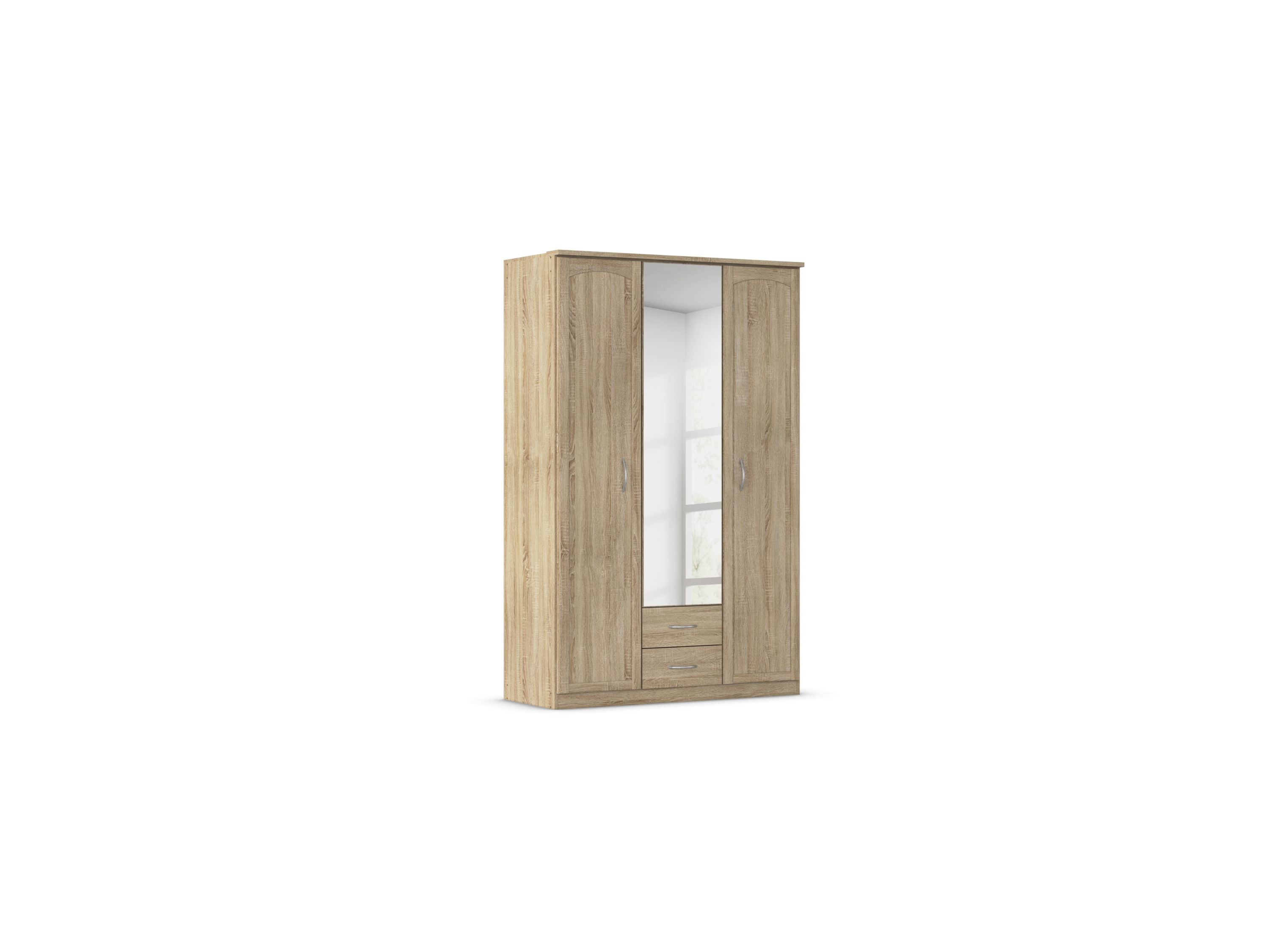 RAUCH BLUE Torrent Drehtürenschrank (Eiche sonoma, Breite 136 cm / Höhe 212 cm)