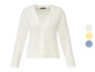 Weißer Strick-Cardigan mit Knöpfen von Esmara.
