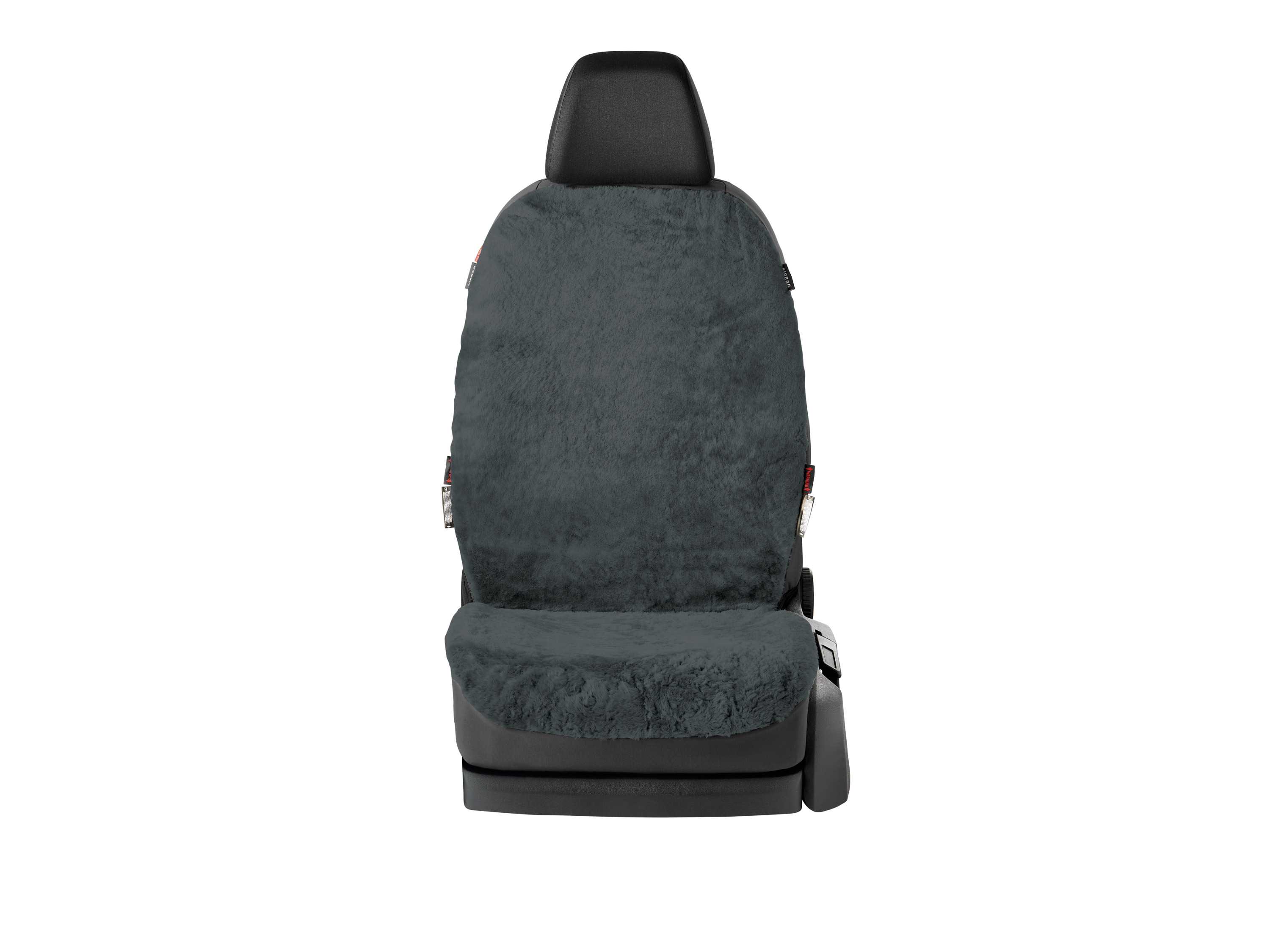 Thumbnail - ULTIMATE SPEED®  Lammfell-Autositzbezug (Anthrazit)