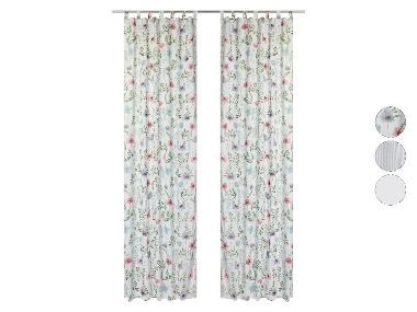 LIVARNO home Vorhangschal-Set, 2-teilig