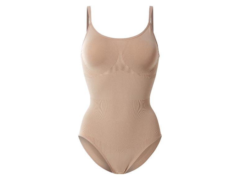 Nahtloser Nude-Shapewear-Body mit dünnen Trägern