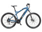 Ein blaues Telefunken E-Bike mit Schwalbe Smart Sam Reifen.