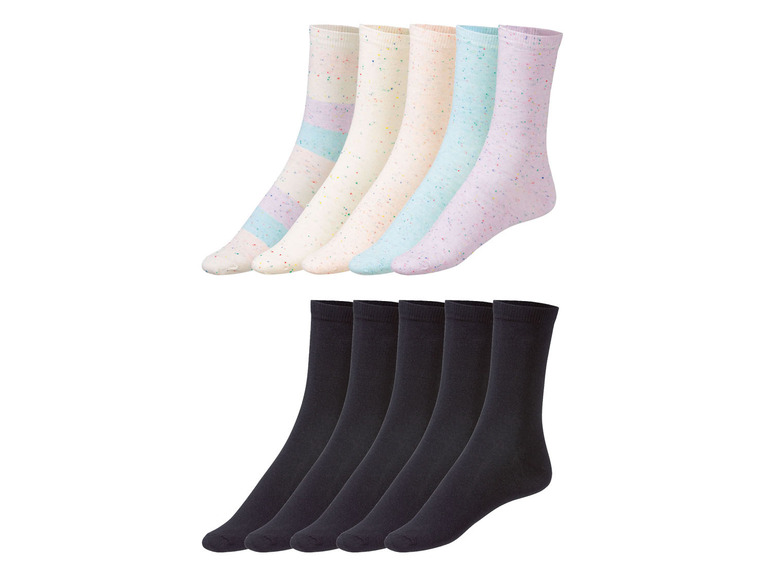 Gehe zu Vollbildansicht: esmara® Damen Socken, 5 Paar, mit hohem Bio-Baumwollanteil - Bild 1
