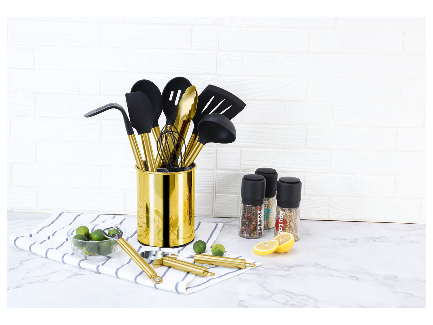 Thumbnail - ECHTWERK Küchenhelfer Set (Gold, 12-teilig)