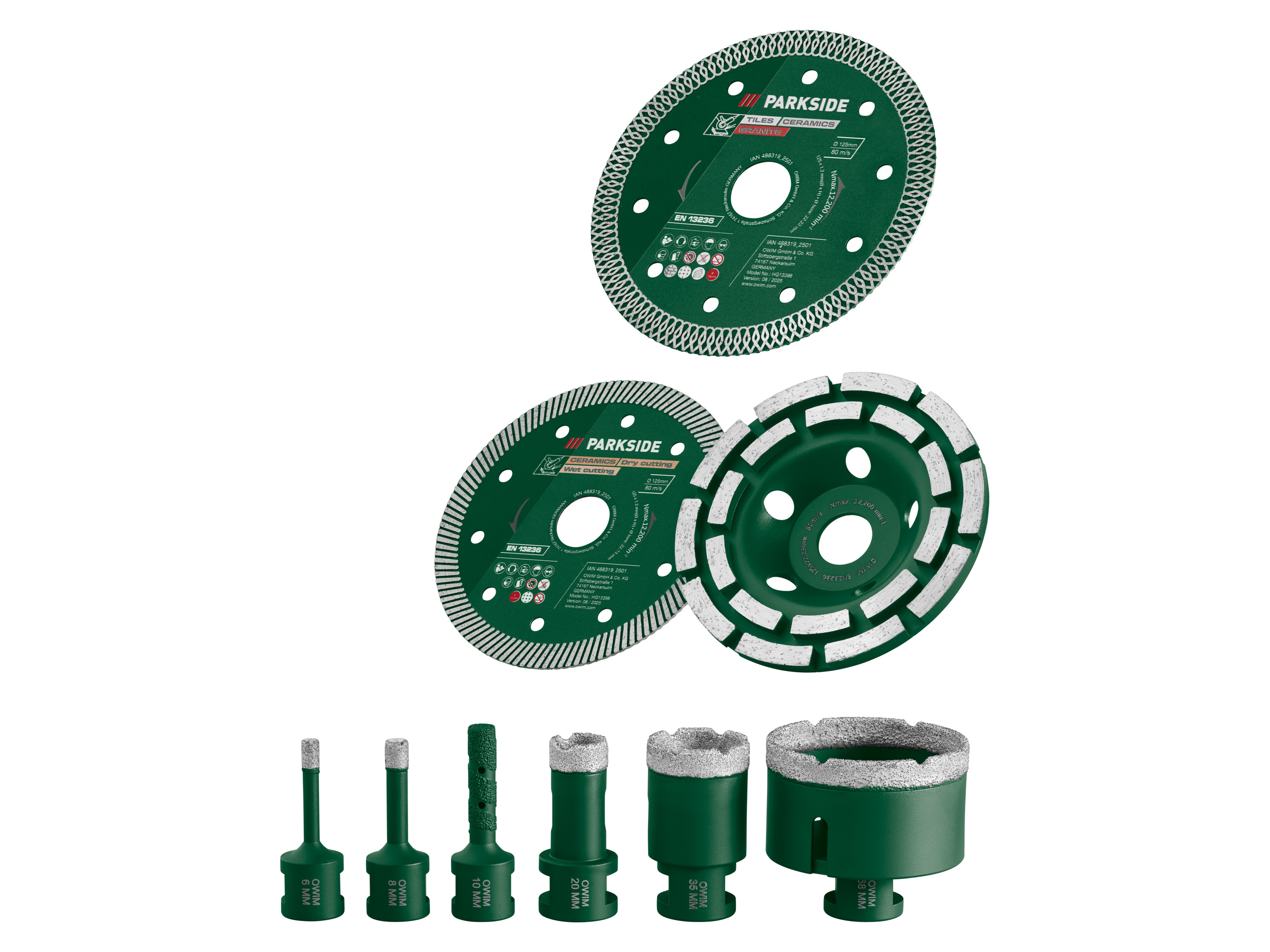 Thumbnail - PARKSIDE® Fliesen-Werkzeugkoffer, 9-teilig