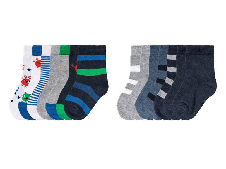 Gehe zu Vollbildansicht: lupilu® Kleinkinder Socken, 7 Paar, mit Bio-Baumwolle - Bild 1