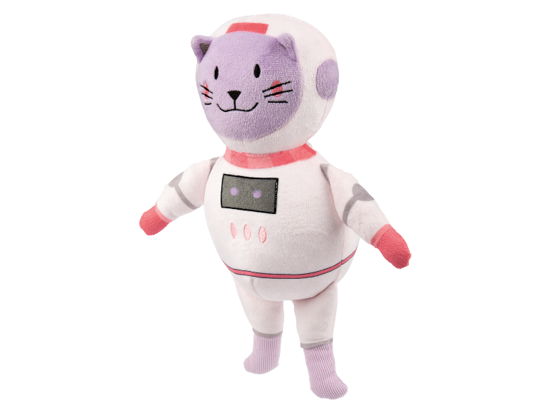 Kuscheliges Astronauten-Katzen-Plüschtier.