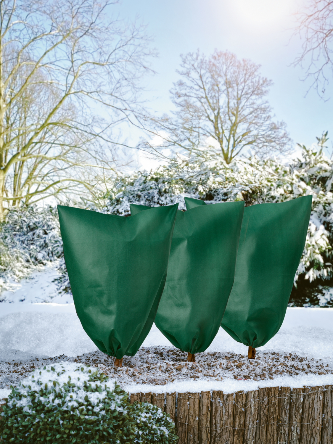 PARKSIDE® Pflanzenschutz-Vlieshaube, L (3 Stück), XL (2 Stück), XXL (1Stück) (Grün) – Bild 2 von 4