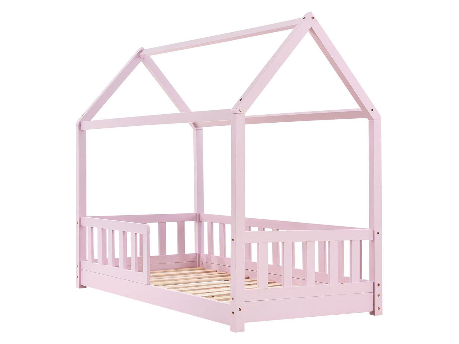 Juskys Kinderbett Marli_STR_OS (Rose, 160 x 80 cm) | 04260565524229