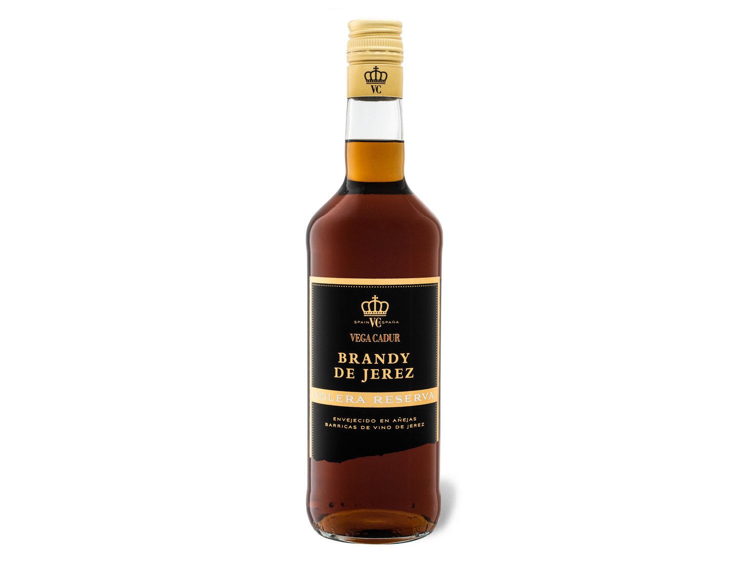 Vega Cadur Brandy de Jerez Solera Reserva 36 Vol