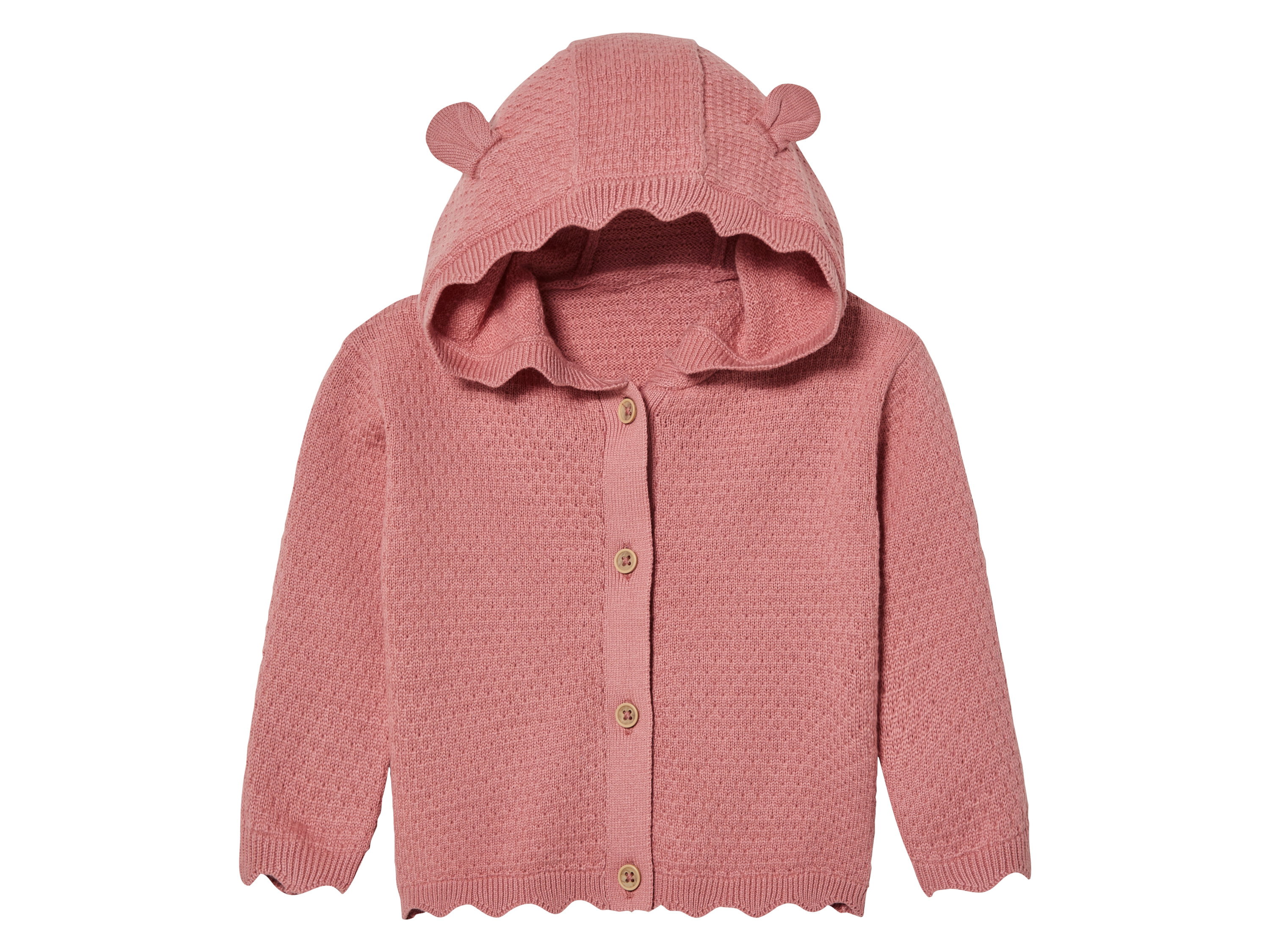 lupilu® Baby Mädchen Strickjacke (Rosa, 74/80)““ | hellrosa
