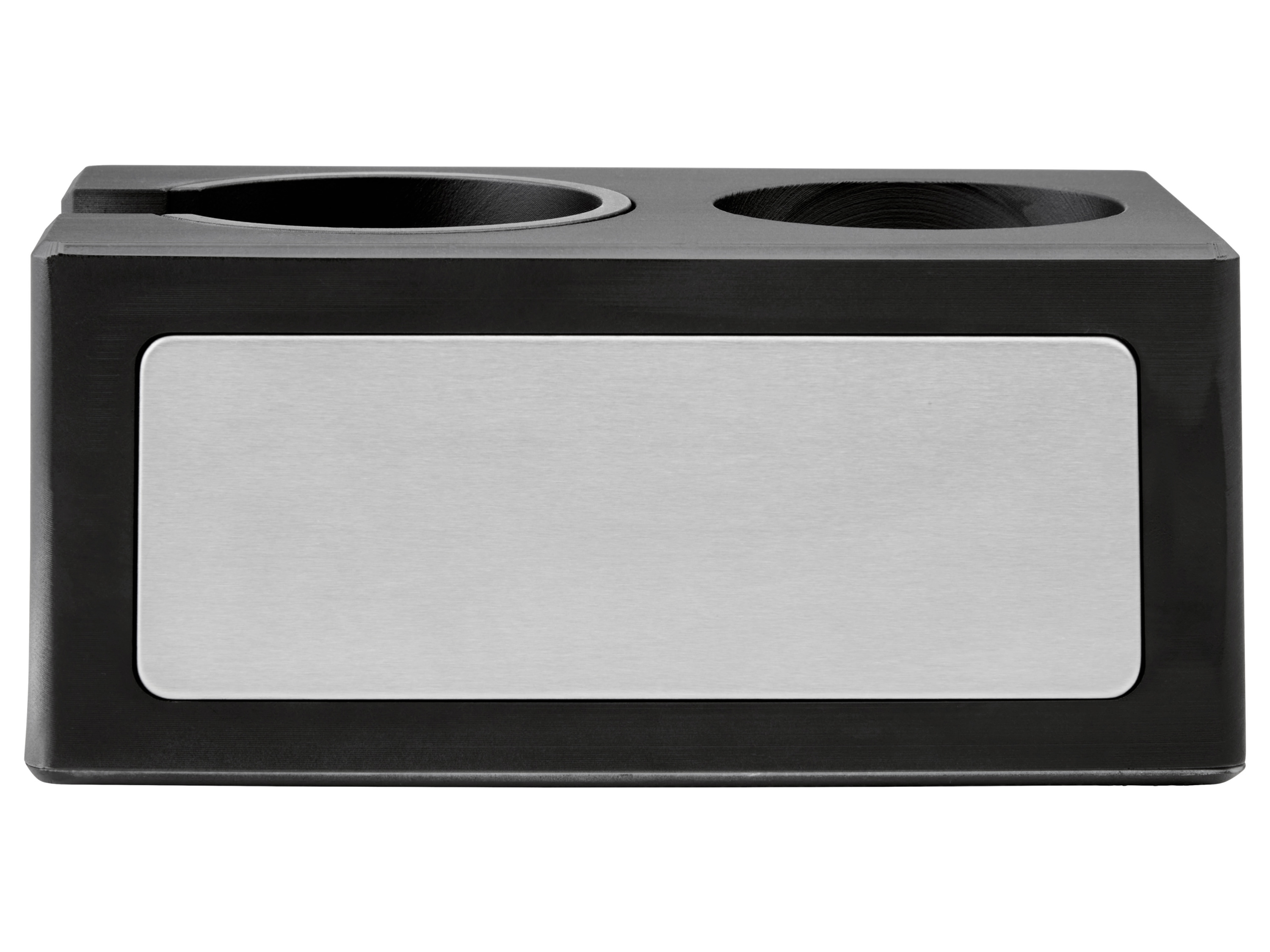 LIVARNO home Espresso-Klopfbox / Tamperstation (Tamperstation 3in1)““ | Tamperstation: ca. L 17 x B 10 x H 7,5 cm Gewicht Siebträger-Abschlagbox: ca. 345 g