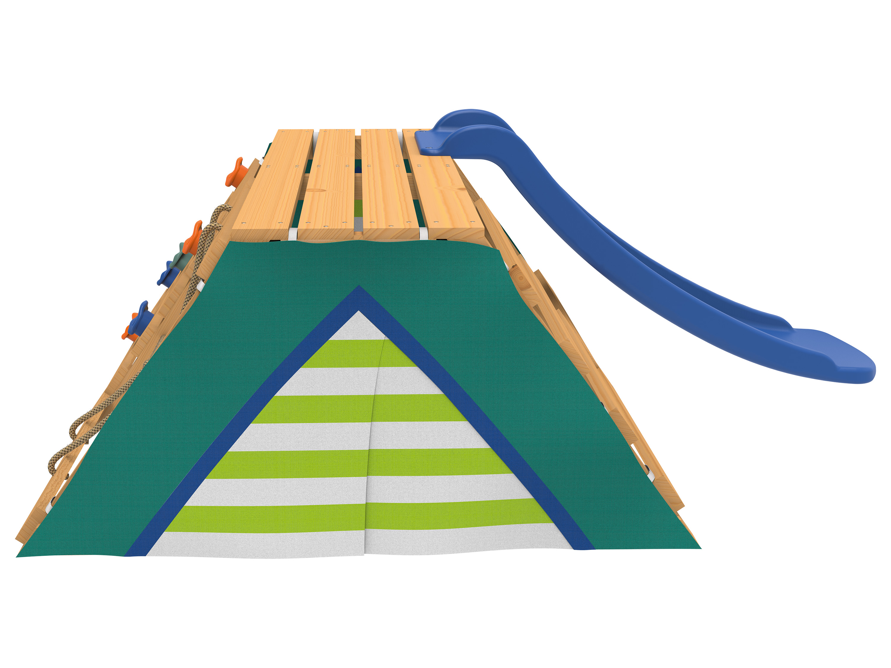 Thumbnail - Playtive Tipi mit Rutsche, aus Echtholz