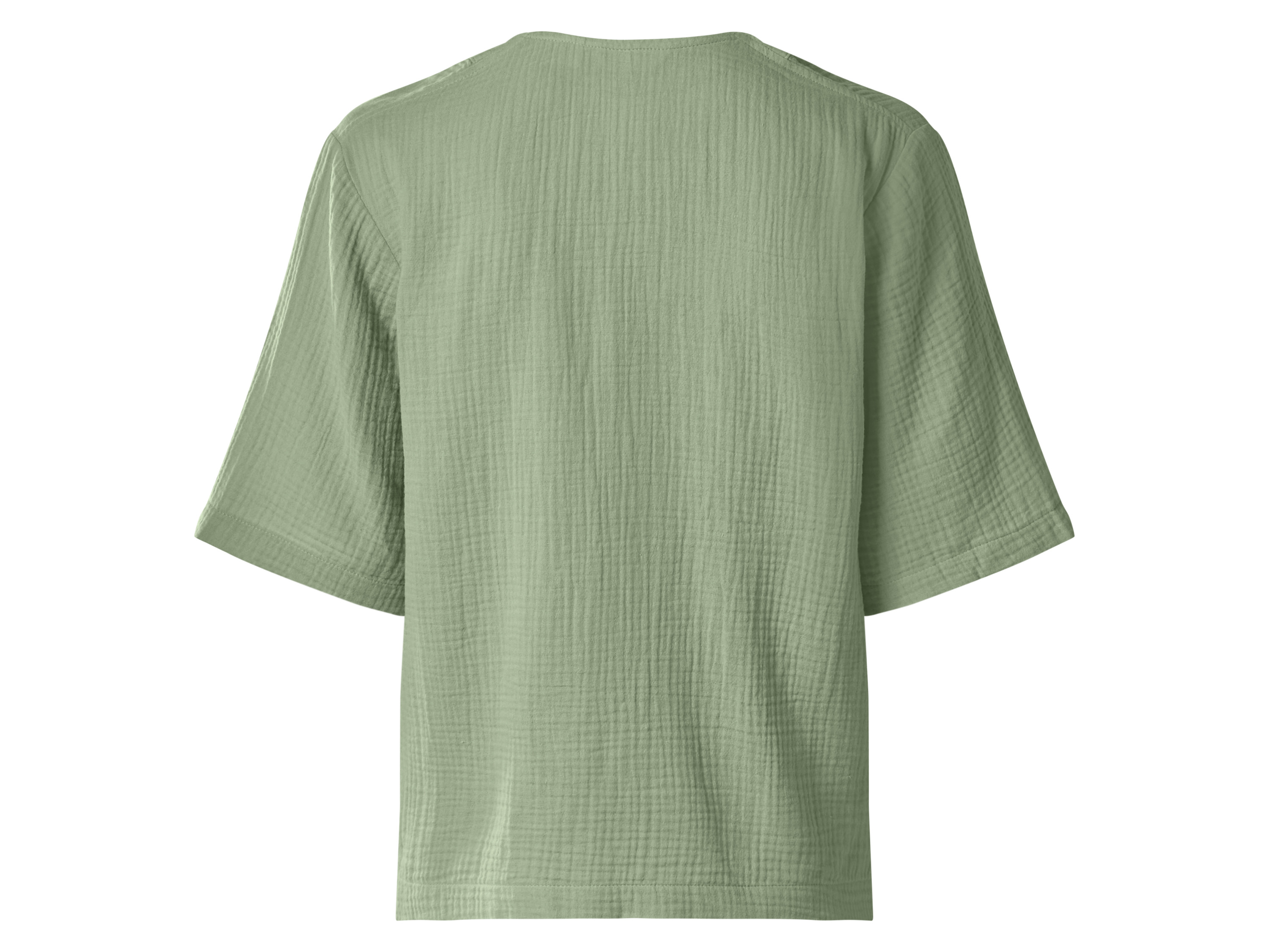 ESMARA® Damen Musselin-Bluse (Grün, XS) – Bild 3 von 4